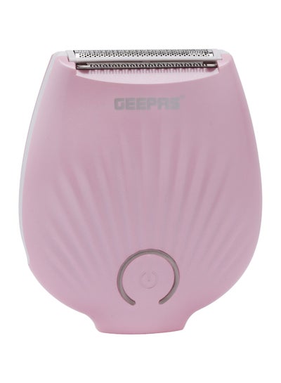 Buy Rechargeable Electric Mini Lady Shaver White and Pink in UAE