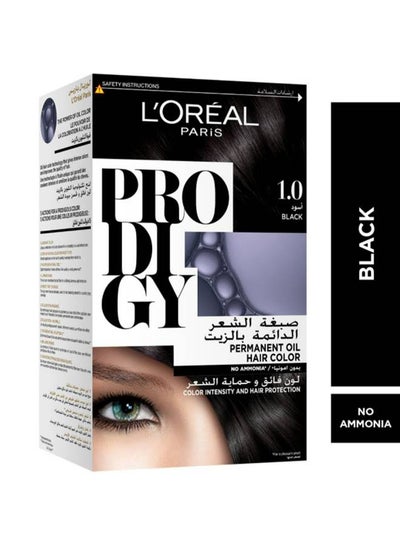 اشتري L'OREAL Prodigy Hair Color 1.0 Black في السعودية