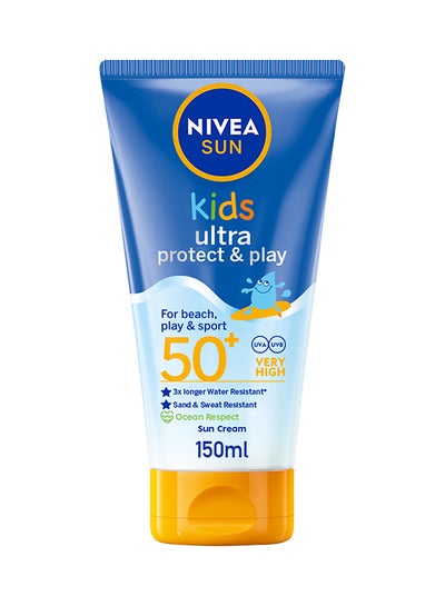 Buy SUN Kids Ultra Protect And Play Sun Lotion UVA And UVB Protection SPF 50+ in UAE