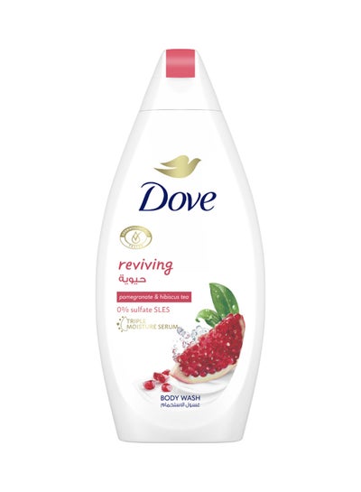 Buy Pomegranate And Hibiscus Tea Reviving Body Wash For Skin Moisturising 500.0ml in Saudi Arabia