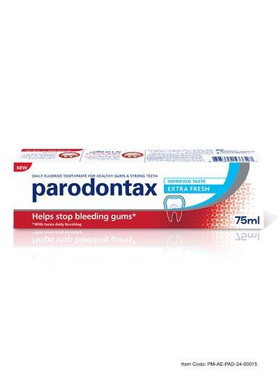 Buy Extra Fresh Toothpaste For Bleeding Gums, 75ml in UAE