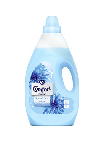 Buy Fabric Softener Spring Dew For Fresh And Soft Clothes 3.0Liters in Saudi Arabia
