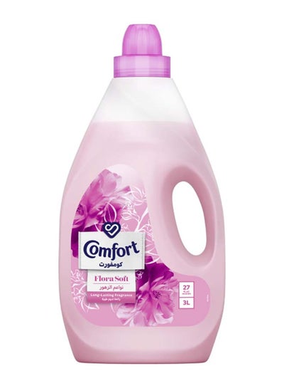 Buy Fabric Softener Flora Soft For Fresh And Soft Clothes 3.0Liters in UAE