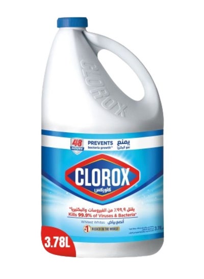 Buy Liquid Bleach Original Household Cleaner And Disinfectant White 3.78Liters in UAE