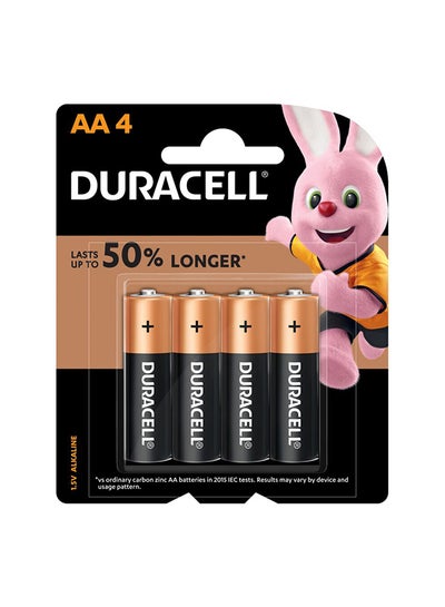 Buy Plus Power AA Batteries Black/Gold in UAE