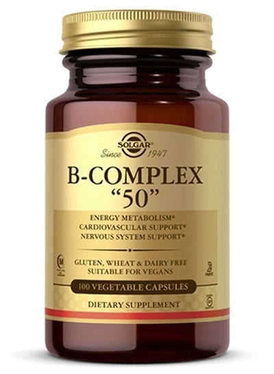 Buy B complex "50" 100 Vegetable Capsule in UAE