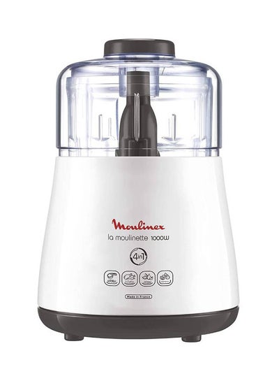 Buy Moulinette Chopper 1000 W DPA144 White/Black in Saudi Arabia