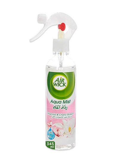 Buy Aqua Mist Air Freshener Magnolia And Cherry Blossom Clear 345ml in UAE