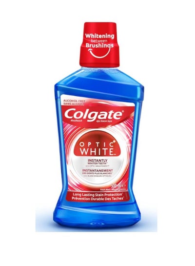 Buy Optic White Whitening Mouthwash 500ml in UAE