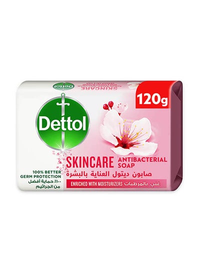 Buy Skincare Anti-Bacterial Bathing Soap Bar Rose And Sakura Blossom Fragrance 120grams in Saudi Arabia