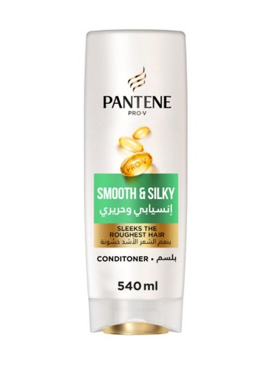 Buy Pro-V Smooth And Silky Conditioner Sleeks Roughest Hair 540ml in Saudi Arabia