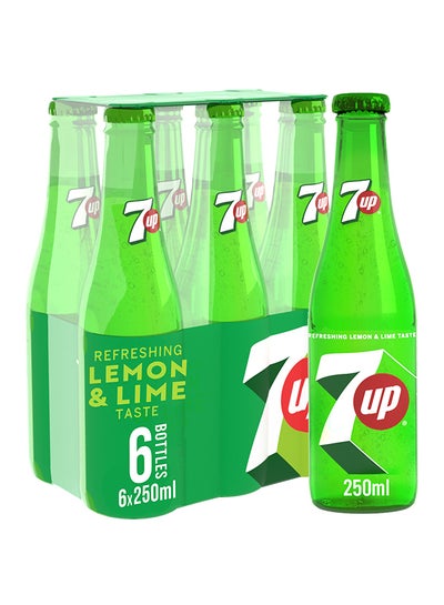 Buy Regular Soft Drink Glass Bottle 250ml Pack of 6 in UAE