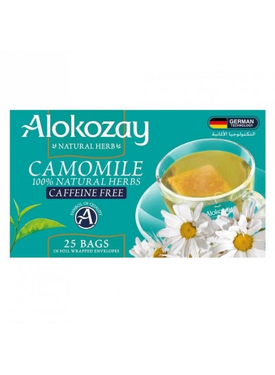 Buy Natural Herbal Chamomile Tea 25 Tea Bags 30.0grams in UAE