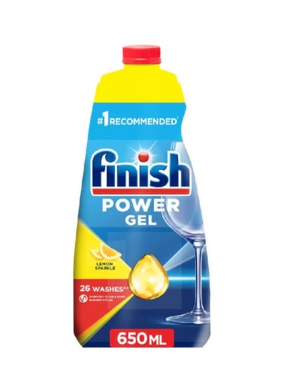 Buy Lemon Sparkle All In One Max Dishwasher Concentrated Gel 650ml in UAE