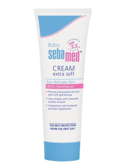 Buy Extra Soft Baby Cream With Penthanol - 50ml in UAE