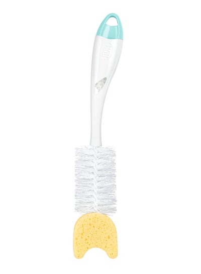 Buy 2-In-1 Soft Bottle Cleaning Brush With Sponge in Saudi Arabia