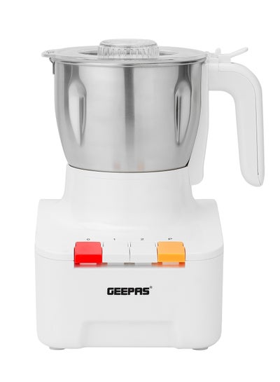 Buy 300 G Food Processor, Suitable for Grinding Coffee Beans, Spices, Nuts, Etc| Equipped with Grinder Cup, Lid and Stainless Steel Blades| Perfect for Kitchen Use| 2 Years Warranty 0.3 kg 600 W GCG286N White/Silver in UAE