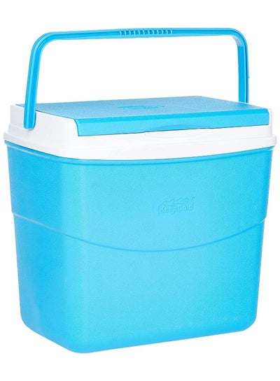 Buy Keep Cold Plastic Picnic Cooler Icebox Lunchbox Blue 20.0Liters in UAE