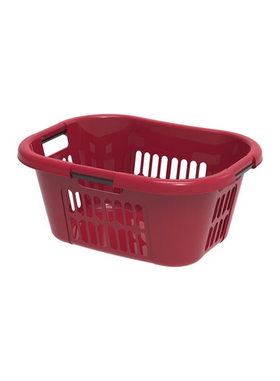 Buy Laundry Basket Red 40.0Liters in UAE