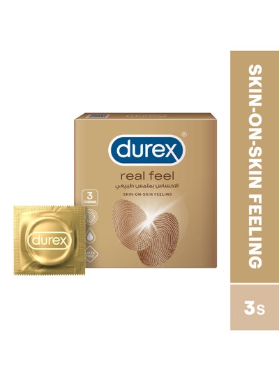 Buy Skin On Feeling Real Feel Condoms 3 Pieces in Saudi Arabia