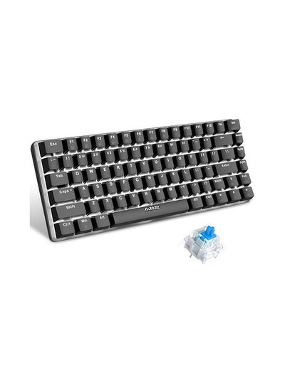 Buy AK33 Gaming 82 keys Mechanical keyboard, White backlit Wired keys Computer keyboard for PC Laptop gaming(Blue Switch) in UAE