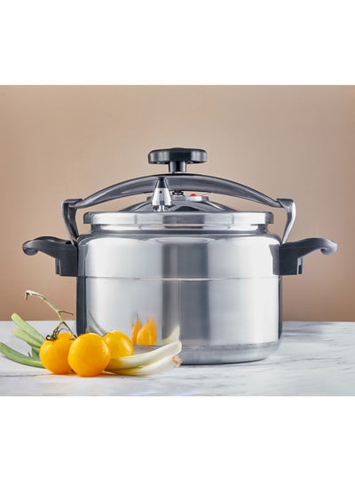 Buy Aluminium Pressure Cooker Silver 9Liters in Saudi Arabia