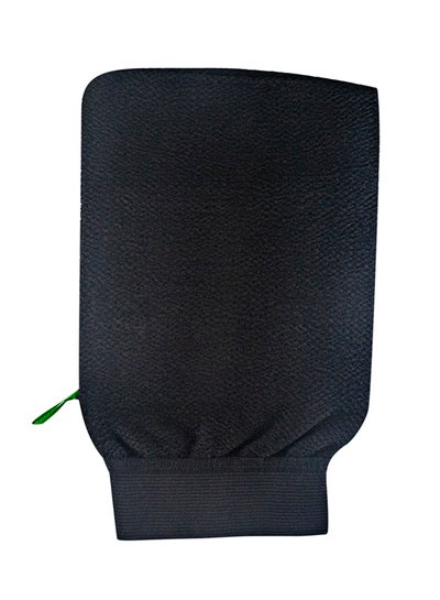 Buy Luffa Bath Gloves Regular Black RegularNone in UAE