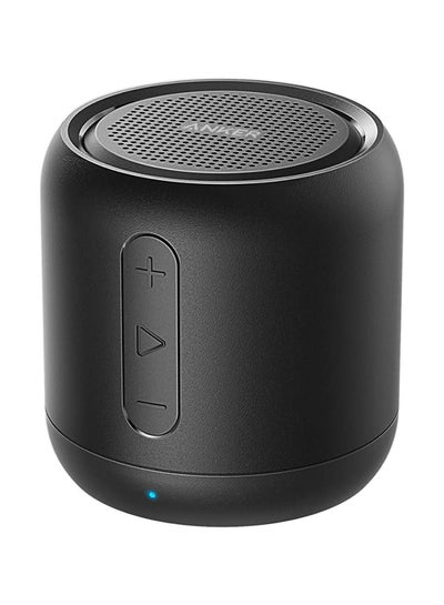 Buy Mini Super-Portable Bluetooth Speaker with 15-Hour Playtime, 66-Foot Bluetooth Range, Enhanced Bass, Noise-Cancelling Microphone Black in UAE