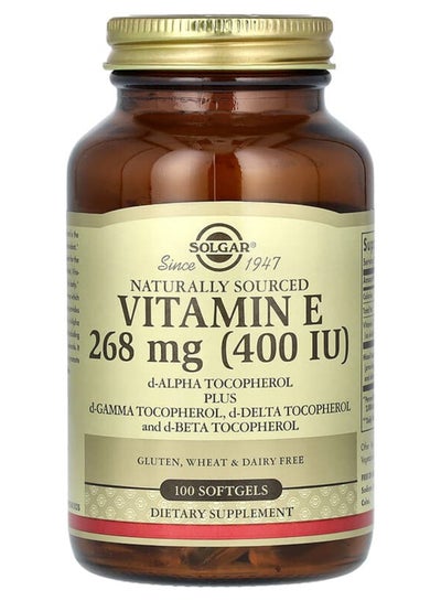 Buy Vitamin E 400 IU 100 Softgels in UAE