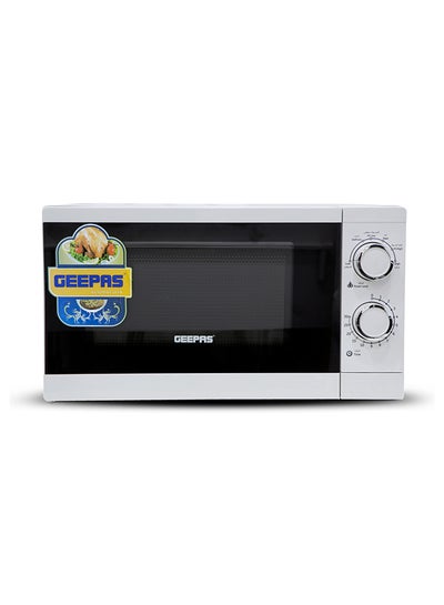 Buy Microwaves Oven 20L, Re-Heating and Fast Defrosting | Adjustable Temperature & Timer Function 20 L 1200 W GMO1894-20LN White in Saudi Arabia