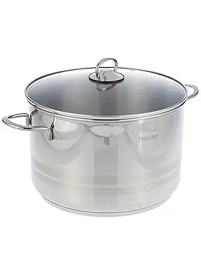 Buy Infinity Cov Stockpot Silver/Clear 32cm in UAE