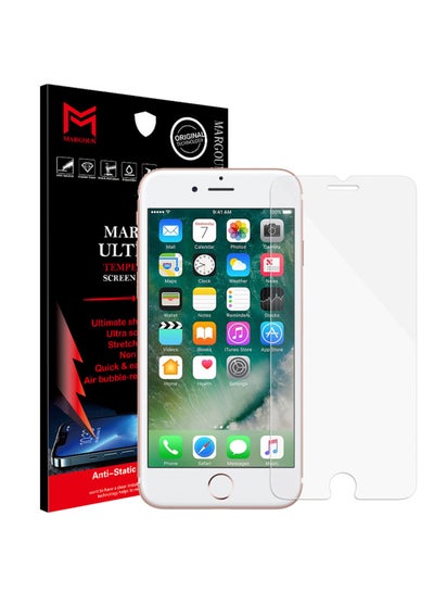 Buy Tempered Glass Screen Protector For Apple iPhone 8 Plus Clear in Saudi Arabia