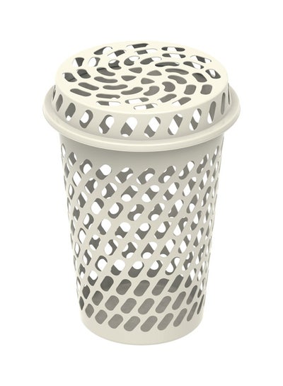 Buy New Tall Lndry Bin W/L- Offwhite 65.0Liters in Saudi Arabia