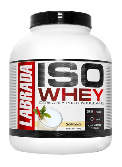 Buy Labarda Iso 100% Whey Protein Isolate Powder 5lb 25g Protein 2268g in UAE