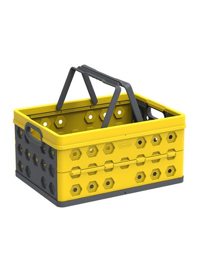 Buy Foldable Basket- Yellow in UAE