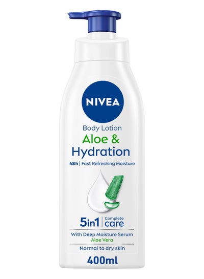 Buy Aloe And Hydration Body Lotion, Normal To Dry Skin 400ml in UAE