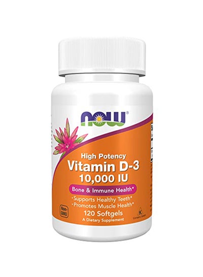 Buy High Potency Vitamin D-3 10000 IU - 120 Softgels in Saudi Arabia