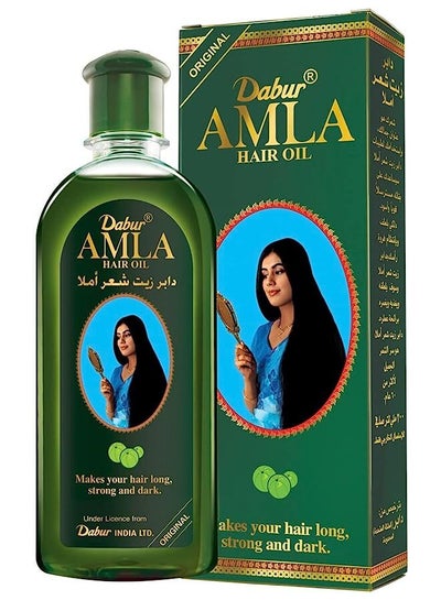 Buy Amla Hair Oil with Natural Extracts 180 ml | Promotes Nourishment | For Long, Strong, & Dark Hair 180.0ml in UAE