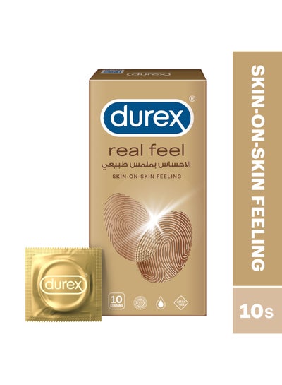 Buy Skin On Feeling Real Feel Condoms 10 Pieces in Saudi Arabia