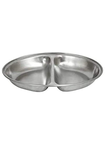 Buy Sunnex Stainless Steel Oval Vegetable Dish 2 in UAE