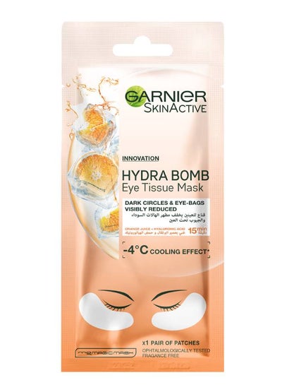 Buy Hydra Bomb Eye Anti Dark-Circles Tissue Mask With Orange Juice and Hyaluronic Acid Clear 6grams in UAE