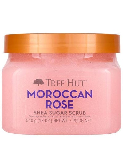 Buy Morrocon Rose Shea Sugar Scrub 510grams in UAE