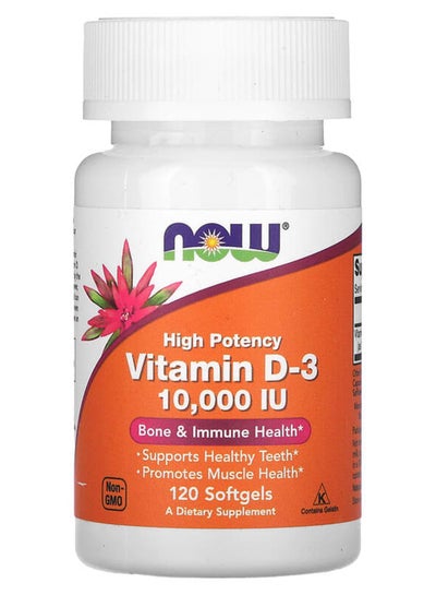 Buy Vitamin D-3 10,000 IU - 120 Softgels in UAE