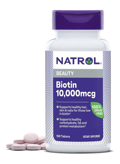 Buy Biotin Beauty 10000 Mcg - 100 Tablets in UAE