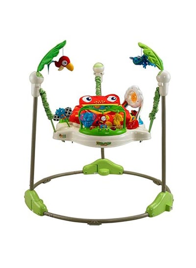 Buy Jumparoo Rainforest Baby Bouncing Jumper Walker With Music And Lights in Saudi Arabia