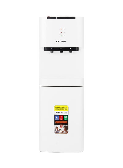 Buy 3 Taps Water Dispenser with Cabinet |  Hot , Normal and  Cold water supply KNWD6076 White in UAE