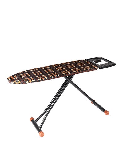 Buy Portable Mesh Ironing Board With Steam Iron Rest And Heat Resistant Metallic Cover Multicolour 116x41cm in UAE