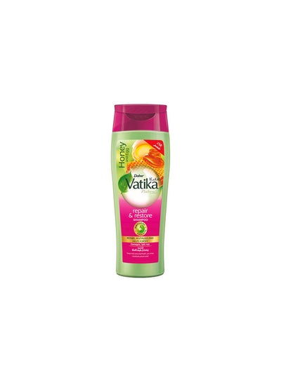 Buy Vatika Naturals Repair & Restore Shampoo | Honey & Egg with Natural Extracts | Repairs & Revitalizes Damaged and Split Hair 180.0ml in Egypt