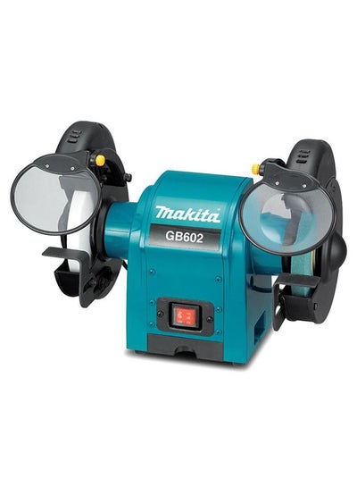 Buy Bench Grinder Machine 150mm (6 inch), 250W, 2850 rpm, 9.2 kg Blue/Black in Saudi Arabia