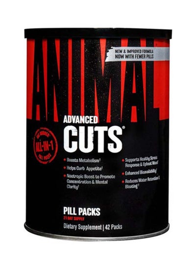 Buy Animal Cuts - Comprehensive Cutting Pack - Dietary Supplement - 42 Packs in UAE